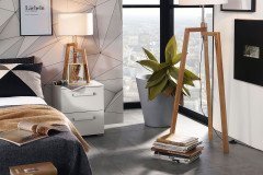 Aldono von Rauch Orange - Nachtschrank weiß