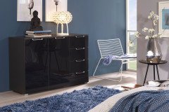 Aldono-Deluxe von Rauch Orange - Nachtschrank weiß