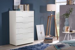 Aldono-Deluxe von Rauch Orange - Nachtschrank weiß