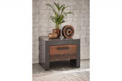 Brooklyn von Kollektion Letz - Bett 140 x 200 cm - Old Mix & Matera