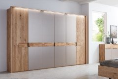 WSM 2800 von Wöstmann - Schlafzimmer-Set Wildeiche/ Spiegel matt