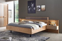 WSM 2800 von Wöstmann - Schlafzimmer-Set Wildeiche/ Spiegel matt