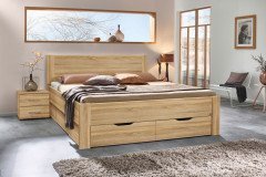 Aditio von Rauch Orange - Bett Hochglanz weiß