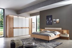 WSM 2800 von Wöstmann - Schlafzimmer-Set Wildeiche/ Spiegel matt