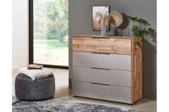 WSM 2800 von Wöstmann - Schlafzimmer-Set Wildeiche/ Spiegel matt