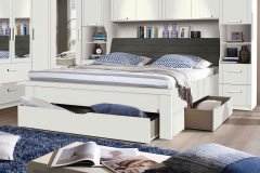 Lindau von Rauch Orange - Überbau-Schlafzimmer weiß