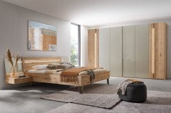 Cubo von Thielemeyer - Schlafzimmer Wildeiche - Parsolglas