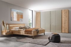 Cubo von Thielemeyer - Schlafzimmer Wildeiche - Parsolglas