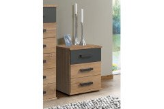 Cork von Wimex - Nachtkonsole mit 3 Schubkästen