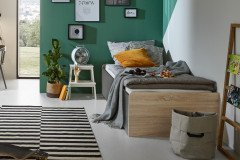 Achat von Priess Möbel - Bett in Wildeiche Nachbildung