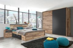 Medina & Mars von POL Power - Schlafzimmer-Einrichtung Montana Oak - graphit