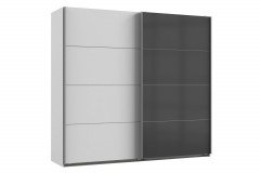 Valencia von Wimex - Schwebetürenschrank mit 1 Glastür