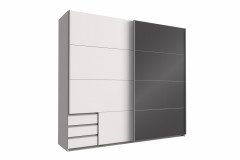 Valencia von Wimex - Schwebetürenschrank mit 1 Glastür