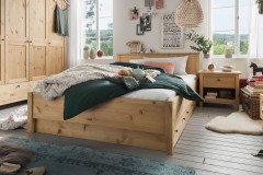 Solvita von Wohnglücklich - Landhaus-Schrank Kiefer weiß