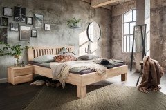 Avantgarde-Dream von Dico Möbel - Massivholzbett 385.KT Buche wengefarbig
