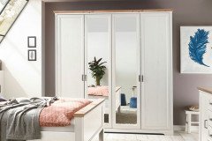 Jasmin II von SchlafKONTOR - Landhaus-Schlafzimmer-Set 4-teilig