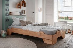 Denver von Wohnglücklich - Stapelbett 90x200 cm Buche natur