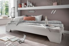 Denver von Wohnglücklich - Stapelbett 90x200 cm Buche natur