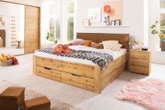 Aditio von Rauch Orange - Bett Hochglanz weiß