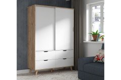 Vankka von Forte - Schlafzimmer-Set im skandinavischen Stil