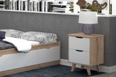Vankka von Forte - Schlafzimmer-Set im skandinavischen Stil