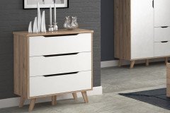 Vankka von Forte - Schlafzimmer-Set im skandinavischen Stil