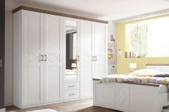 Country von SchlafKONTOR - 4-teilige Schlafzimmer-Einrichtung im Landhaus-Stil