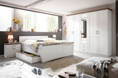 Country von SchlafKONTOR - 4-teilige Schlafzimmer-Einrichtung im Landhaus-Stil