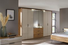 Seamo von Rauch - Schlafzimmer Eiche Artisan - Champagner-Glas