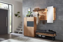 Runa von Hartmann Möbel - Garderobenständer Kerneichenstamm