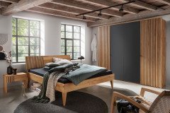 Manhattan-sleeping von Nature Living - Doppelbett in Wildeiche