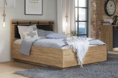 Kaszimiro von Forte - Bettbank mit rollengeführter Schiebetür & Polster