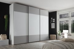 Serenade Pescara von Staud - Schrank vulkangrau ab Breite 249 cm