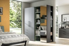 cocoon by rb 305 von Röhr-Bush - Wandspiegel rechteckig mit Ablagefläche