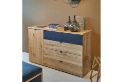 Apollon von Rauch Orange - Kombikommode Eiche Artisan - Black Oak