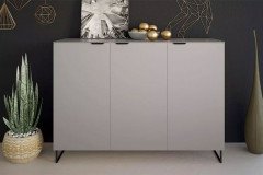 Nachttisch Typ 01 von JUTZLER - Nachtkommode weiß - Mattglas weiß