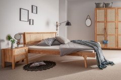 Fanǿ von Cinall - Schlafzimmer aus massiver Eiche mit Geflecht-Akzenten