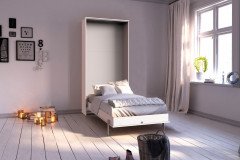 Juist von Wimex - Schrankbett / Klappbett horizontal weiß