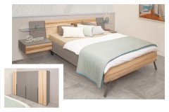 Para-sleeping von Thielemeyer - Kleiderschrank 6-türig Kristallbuche - Lack fango