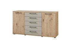 Callao von Disselkamp - Schlafzimmer Eiche-Furnier - Jungle green