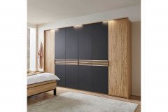 Cabrillo von Disselkamp - Schlafzimmer Balkeneiche - Lack sand