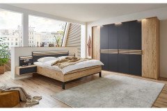 Cabrillo von Disselkamp - Schlafzimmer Balkeneiche - Lack sand