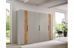 WSL 8800 von Wöstmann - Schlafzimmer Wildeiche/ Lack graphitgrau