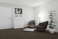 Aditio von Rauch Orange - Nachttisch Hochglanz weiß - Eiche Sonoma