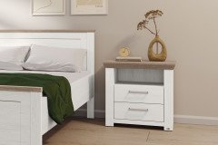 York von set one by Musterring - Bett im modernen Landhaus-Stil