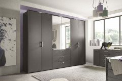 Henderson-sleeping von set one by Musterring - Kleiderschrank champagner - Spiegel