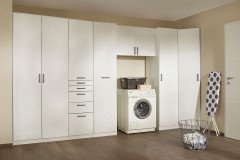 Allrounder von Rauch Blue - Apartmentmöbel grau-metallic - weiß