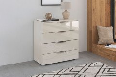 Formes von Rauch Orange - Kleiderschrank weiß