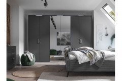 Henderson-sleeping von set one by Musterring - Kleiderschrank champagner - Spiegel