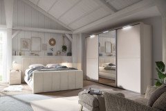 Henderson-sleeping von set one by Musterring - Kleiderschrank champagner - Spiegel